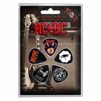 Merch AC/DC: Set di plettri Highway / For Those / Let There