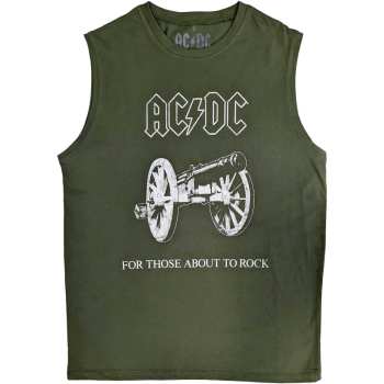 Merce AC/DC: Ac/dc Unisex Tank T-shirt: About To Rock (small) S