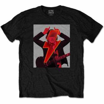 Merch AC/DC: Maglietta Angus Finger Horns 
