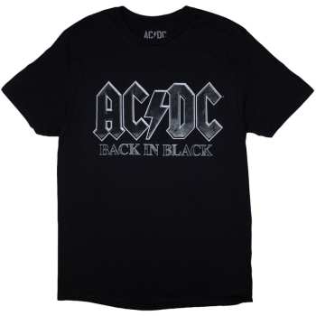 Merch AC/DC: Maglietta Back In Black Prw-up Eu Tour '24