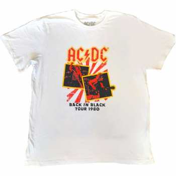 Merce AC/DC: Tričko Back In Black Tour 1980  XXXL