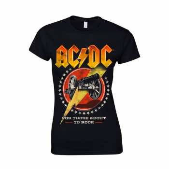 Merch AC/DC: Maglietta Donne For Those About To Rock New