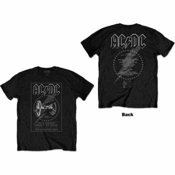 Merce AC/DC: Tričko Ftatr 40th Monochrome  S