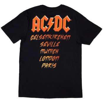 Merce AC/DC: Ac/dc Unisex T-shirt: High Voltage Dive Bar (back Print & Ex-tour) (small) S