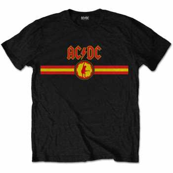 Merch AC/DC: Maglietta Logo Ac/dc & Stripe 