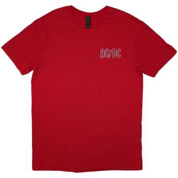  AC/DC: Ac/dc Unisex T-shirt: Mini Logo / Lock Up Your Daughters (back Print) (large) L