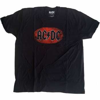 Merch AC/DC: Maglietta Oval Logo Ac/dc Vintage 