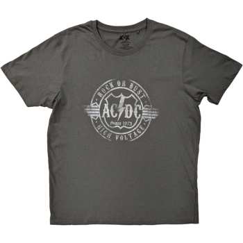 Merce AC/DC: Ac/dc Unisex T-shirt: Rock Or Bust (small) S