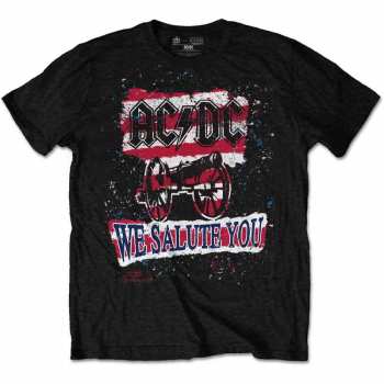Merch AC/DC: Maglietta We Salute You Stripe 