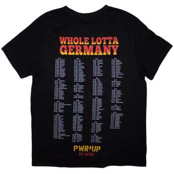 Merce AC/DC: Ac/dc Unisex T-shirt: Whole Lotta Germany Pwr-up Eu Tour '24 (back Print & Ex-tour) (small) S