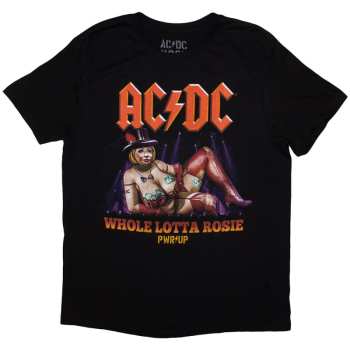 Merce AC/DC: Ac/dc Unisex T-shirt: Whole Lotta London Pwr-up Eu Tour '24 (back Print & Ex-tour) (medium) M