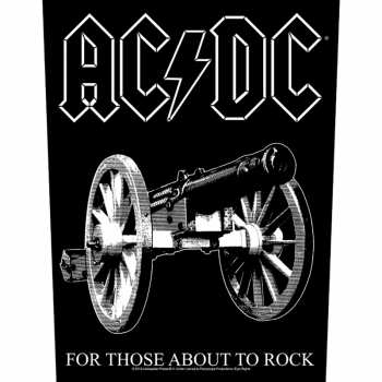 Merch AC/DC: Applicazione sulla schiena For Those About To Rock 