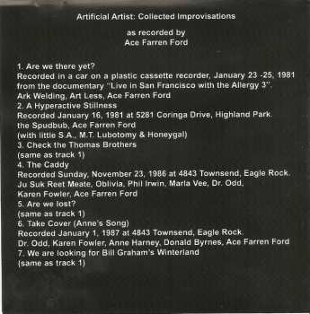 CD Ace Farren Ford: Artificial Artist