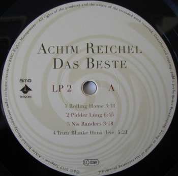 4LP/Set di cofanetti Achim Reichel: Das Beste