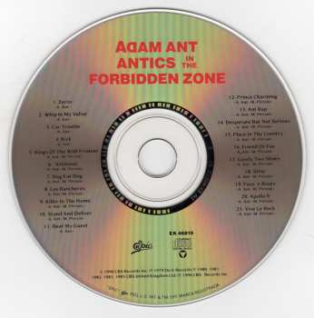 CD Adam Ant: Antics In The Forbidden Zone