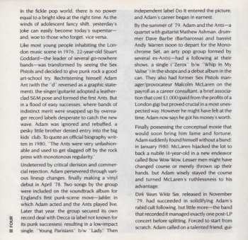 CD Adam Ant: Antics In The Forbidden Zone