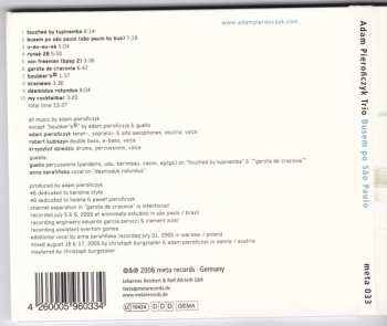 CD Adam Pierończyk Trio: Busem Po São Paulo