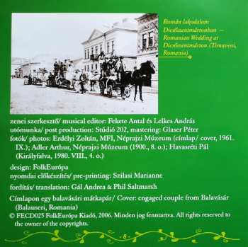 CD Ádámosi Banda: Sövényfalvi Lakodalom 1980-Ban = Wedding At Sövényfalva In 1980