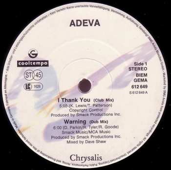 2LP Adeva: Adeva!