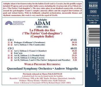 2CD Adolphe C. Adam: La Filleule Des Fées (Complete Ballet)