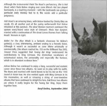 CD Adrian Belew: Lone Rhino / Twang Bar King