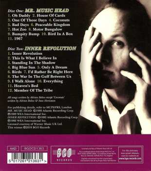 2CD Adrian Belew: Mr. Music Head ★ Inner Revolution