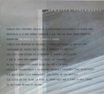 CD Adrián Iaies: Cinemateca Finlandesa