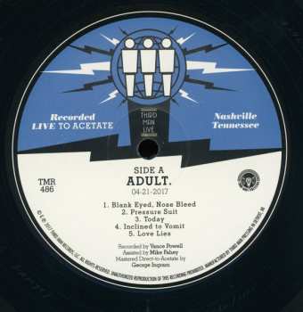 LP ADULT.: Live At Third Man Records