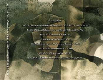 CD Aera: The Bavarian Broadcast (BR) Recordings Vol. 1, 1975