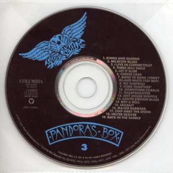 3CD/Set di cofanetti Aerosmith: Pandora's Box