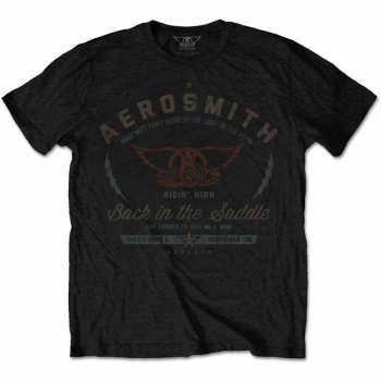 Merch Aerosmith: Maglietta Back In The Saddle 