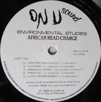 LP African Head Charge: Environmental Studies