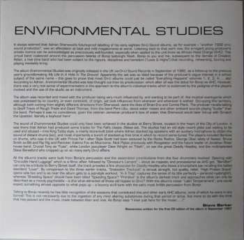 LP African Head Charge: Environmental Studies
