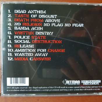 CD Against The Rest: No Religion No Flag No Fear