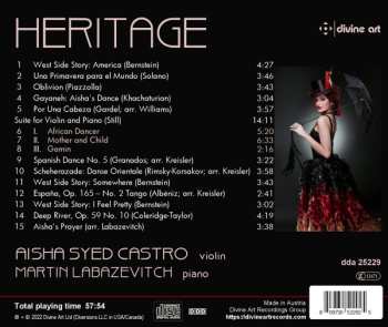 CD Aisha Syed Castro: Heritage