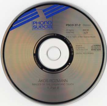 2CD Ákos Rózmann: Bilder Inför Drömmen Och Döden / Images Of The Dream And Death