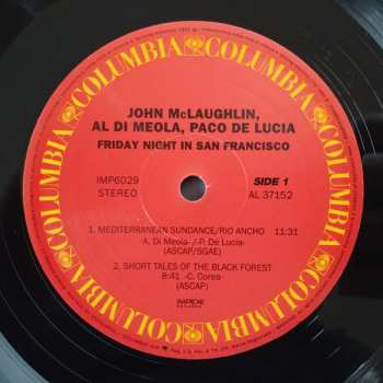 LP Paco De Lucía: Friday Night In San Francisco
