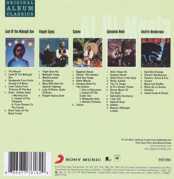 5CD/Set di cofanetti Al Di Meola: Original Album Classics