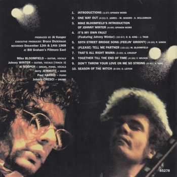 CD Mike Bloomfield: Fillmore East: The Lost Concert Tapes 12/13/68