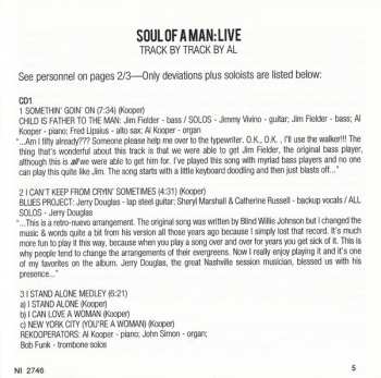 3CD Al Kooper: Soul Of A Man: Live • Rekooperation