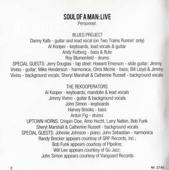 3CD Al Kooper: Soul Of A Man: Live • Rekooperation