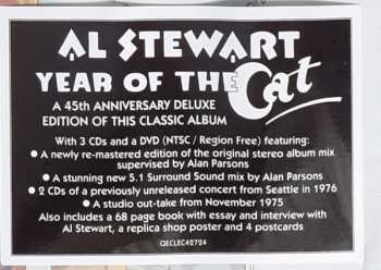 3CD/DVD/Set di cofanetti Al Stewart: Year Of The Cat DLX | LTD