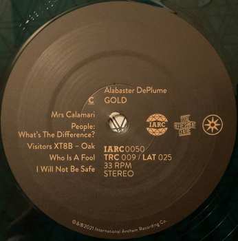 2LP Alabaster DePlume: Gold - Go Forward In The Courage Of Your Love CLR | LTD