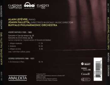 CD George Gershwin: Concerto No. 3; An American In Paris