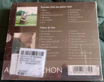 2CD/Set di cofanetti Alain Souchon: Ecoutez D'Où Ma Peine Vient / J'Veux Du Live LTD