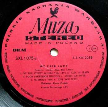LP Alan Caddy Orchestra: My Fair Lady