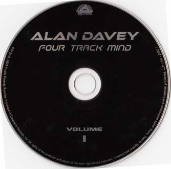 4CD/Set di cofanetti Alan Davey: Four Track Mind LTD