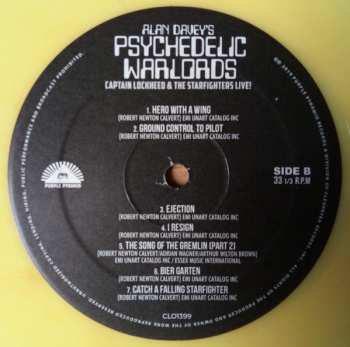 LP The Psychedelic Warlords: Captain Lockheed & The Starfighters Live! LTD | CLR