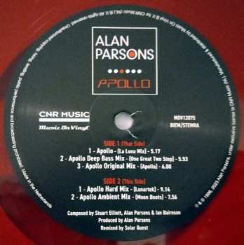 LP Alan Parsons: Apollo (Remixed By Solar Quest) CLR | LTD