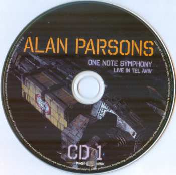 2CD/Blu-ray Alan Parsons: One Note Symphony (Live In Tel Aviv)